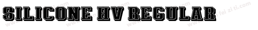 Silicone Hv Regular字体转换